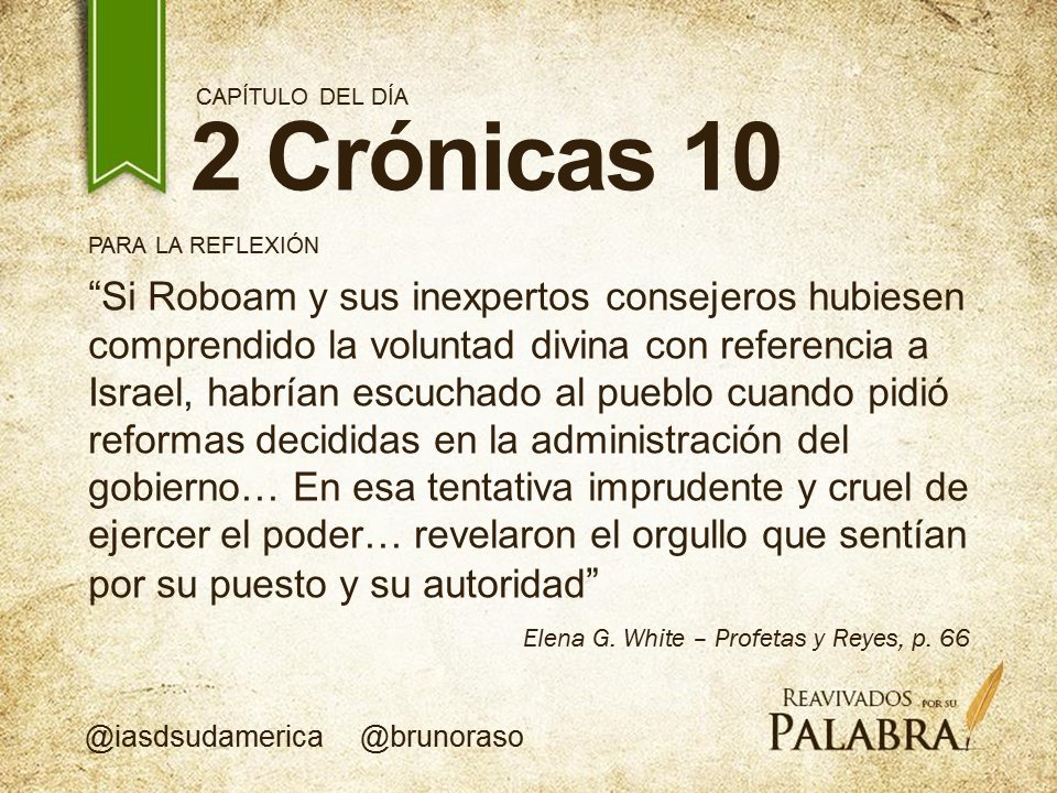 2 crónicas 10