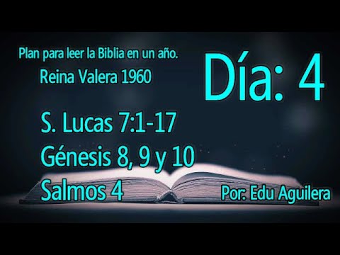 Lucas 7: 1-17; Génesis 8; Génesis 9; Génesis 10; Salmo 4