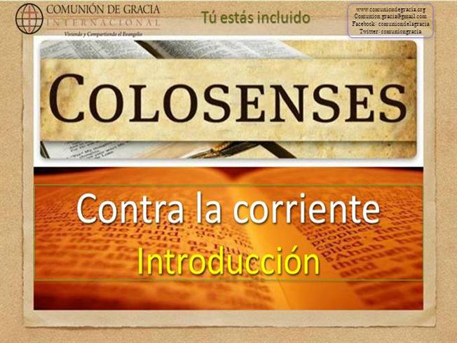 Colosenses – Introducción