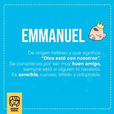 ¿Es Emmanuel o Emmanuel? Significado bíblico y significado